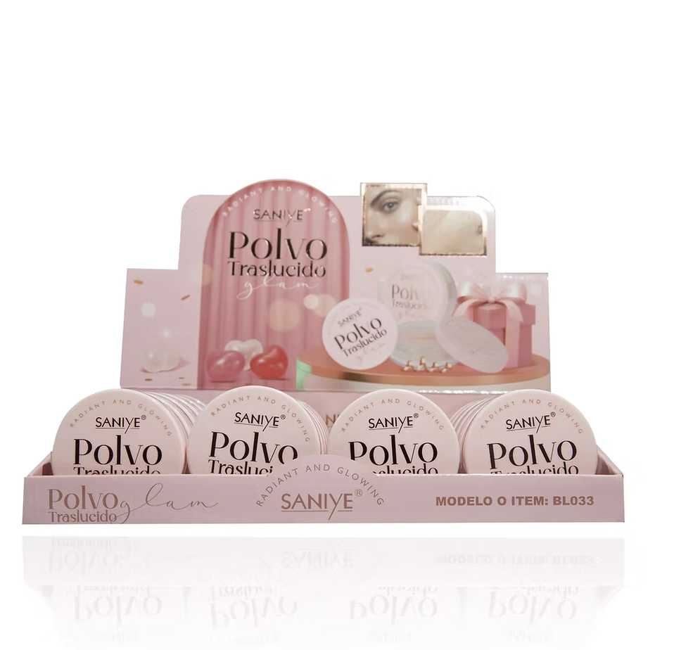 Polvo traslúcido bl033 Saniye (24 Piezas)