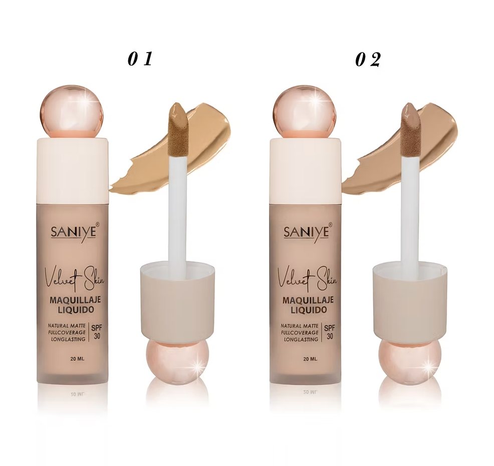 Maquillaje Líquido Mate R6018 (12 pzas)
