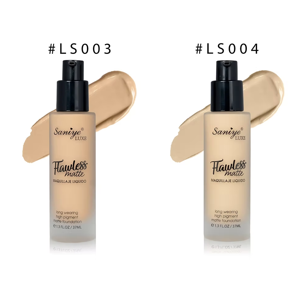 Maquillaje Líquido mate LS007 (12 pzas)