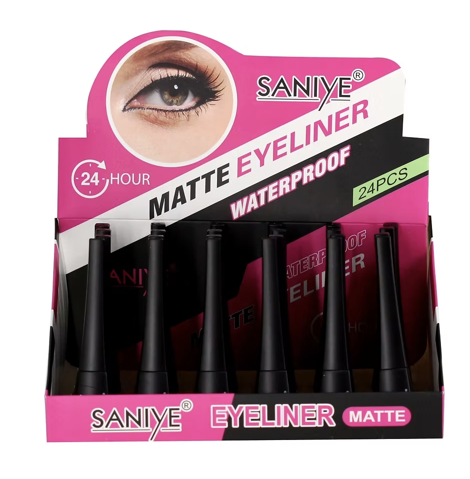 Delineador Matte Negro M255 (24 piezas)