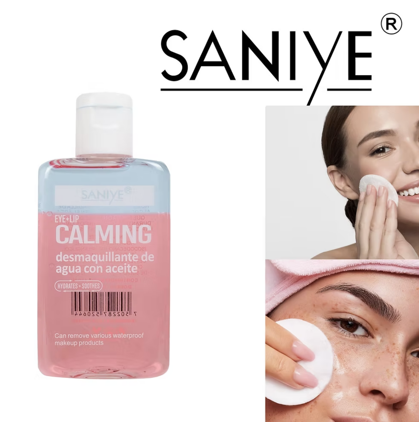 Desmaquillante de agua con aceite R2031 (12 pzas)