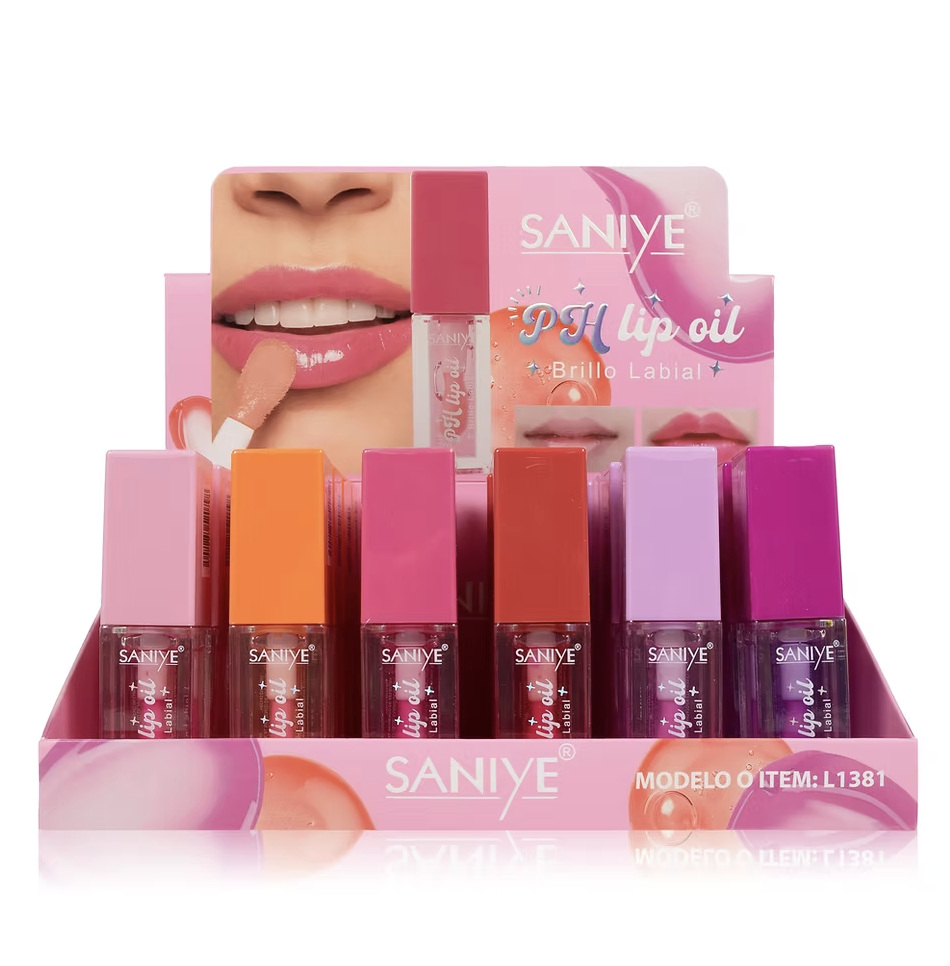 Lipgloss Hidratante L1381 (caja con 24 piezas)