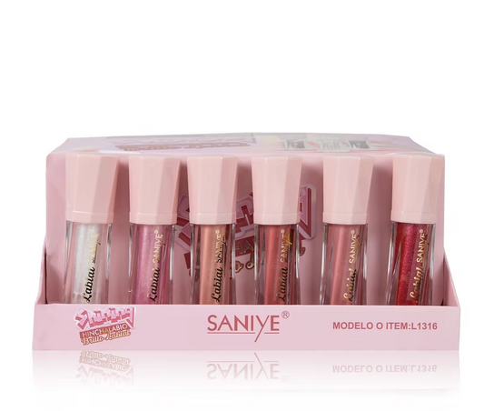 Lipgloss hinchalabios L1316 saniye (no seca mate) (24 pzas)