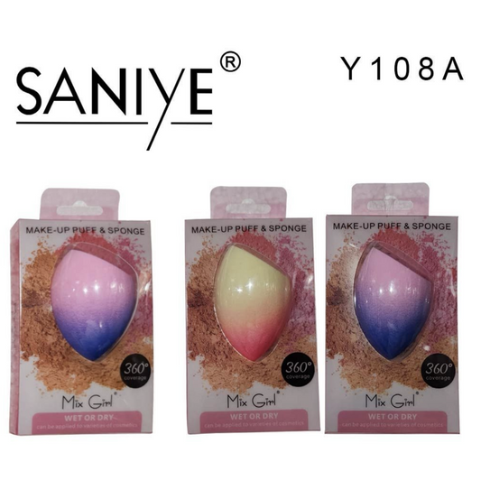 Esponjas para maquillaje Y108A (12 pzas)