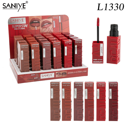 Labial líquido mate L1330 (24 piezas)